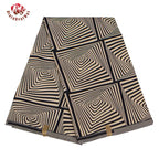 Elariah Ankara Wax Print Fabric – 6 Yards African Batik Polyester Material for Dresses, Sewing & Occasion Wear