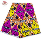 Elariah Ankara Wax Print Fabric – 6 Yards African Batik Polyester Material for Dresses, Sewing & Occasion Wear