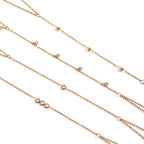 Classic Cubic Zirconia Stainless Steel Anklet for Women – Elegant Geometric Crystal Chain Anklet, Minimalist Summer Jewelry