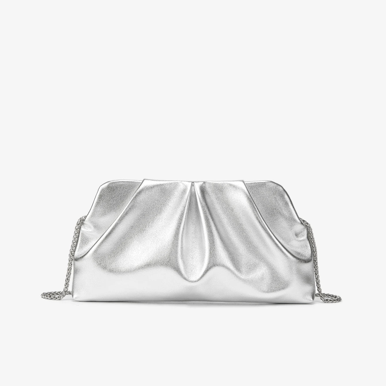 Elariah Luxury Chain Shoulder Clutch Bag – Elegant PU Leather Evening Purse for Weddings & Parties