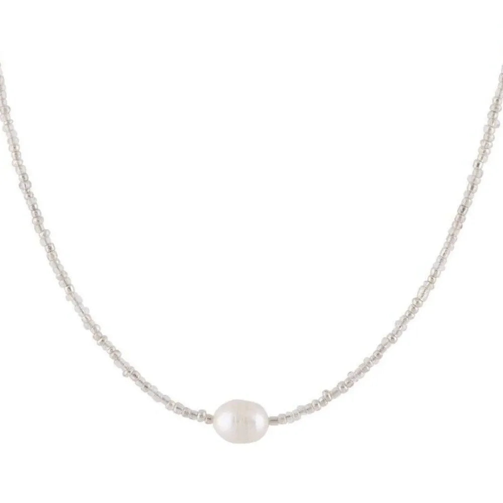 Artistic Retro Freshwater Pearl Necklace – Handmade Bohemian Pendant Jewelry