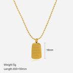 French Vintage Star & Moon Necklace – 316L Stainless Steel Celestial Pendant Chain (Unisex, Gold Tone) | ELARIAH