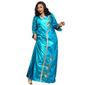 Elariah Bazin Riche Embroidered African Dress – Elegant Plus Size Dashiki Party & Church Dress for Women