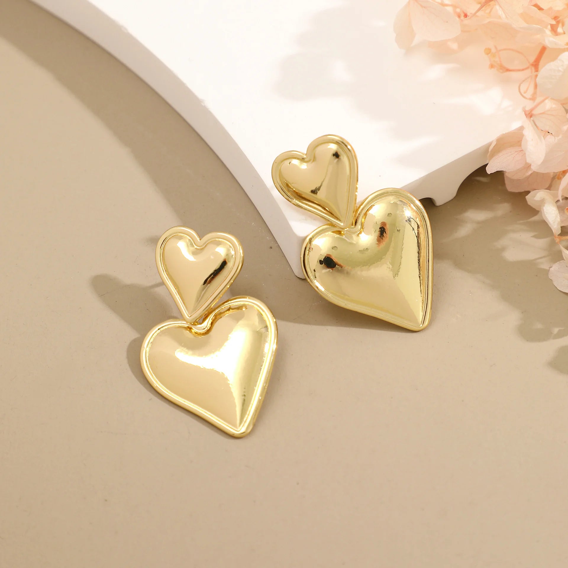 French Style Geometric Drop Earrings – Trendy Statement Jewelry for Women