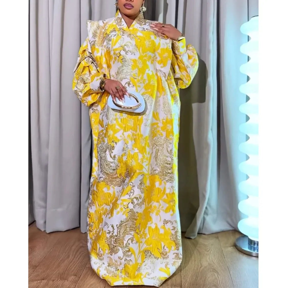Luxury African Kaftan Dress for Women – Plus Size Dashiki Djellaba Maxi Gown | Wedding, Party & Occasion Wear