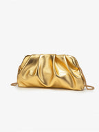 Elariah Luxury Chain Shoulder Clutch Bag – Elegant PU Leather Evening Purse for Weddings & Parties