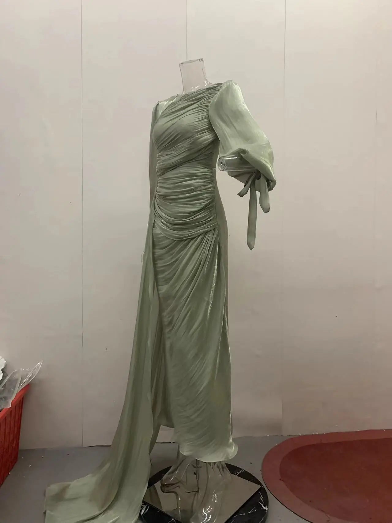 Robe maxi caftan soyeuse et modeste Elariah pour femmes – Abaya musulmane à manches longues, Jalabiya, tenue décontractée et de soirée