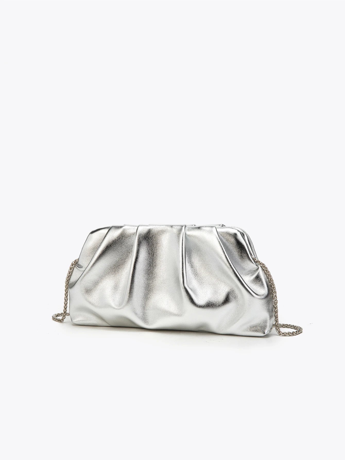 Elariah Luxury Chain Shoulder Clutch Bag – Elegant PU Leather Evening Purse for Weddings & Parties