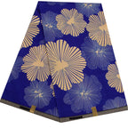 Elariah Ankara Wax Print Fabric – 6 Yards African Batik Polyester Material for Dresses, Sewing & Occasion Wear
