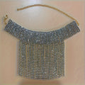 Rhinestone Tassel Anklet for Women – Sparkling Crystal Chain Anklet, Elegant Party & Bridal Foot Jewelry