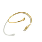 Bracelet de bras vintage géométrique en forme de goutte d'eau – Bracelet manchette ajustable pour femme
