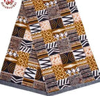 Elariah Ankara Wax Print Fabric – 6 Yards African Batik Polyester Material for Dresses, Sewing & Occasion Wear