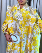 Luxury African Kaftan Dress for Women – Plus Size Dashiki Djellaba Maxi Gown | Wedding, Party & Occasion Wear