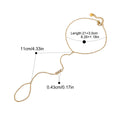 Classic Cubic Zirconia Stainless Steel Anklet for Women – Elegant Geometric Crystal Chain Anklet, Minimalist Summer Jewelry