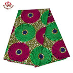 Elariah Ankara Wax Print Fabric – 6 Yards African Batik Polyester Material for Dresses, Sewing & Occasion Wear