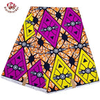 Elariah Ankara Wax Print Fabric – 6 Yards African Batik Polyester Material for Dresses, Sewing & Occasion Wear