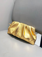 Elariah Luxury Chain Shoulder Clutch Bag – Elegant PU Leather Evening Purse for Weddings & Parties