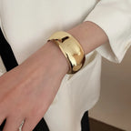Bracelet manchette torsadé géométrique irrégulier – Bracelet vintage tendance pour femme