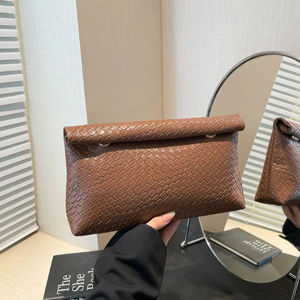 Elariah Women's Stone Pattern PU Leather Clutch Bag – Large Capacity Evening Handbag with Phone & Coin Pocket
