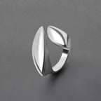 3-Piece Gold Plated Geometric Open Ring Set – Chunky, Irregular & Trendy Statement Rings for Women
