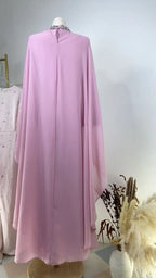 Elariah Embroidered Modest Abaya Dress for Women – Elegant Long Sleeve Kaftan Maxi Dress for Eid, Ramadan & Special Occasions
