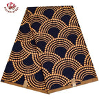 Elariah Ankara Wax Print Fabric – 6 Yards African Batik Polyester Material for Dresses, Sewing & Occasion Wear
