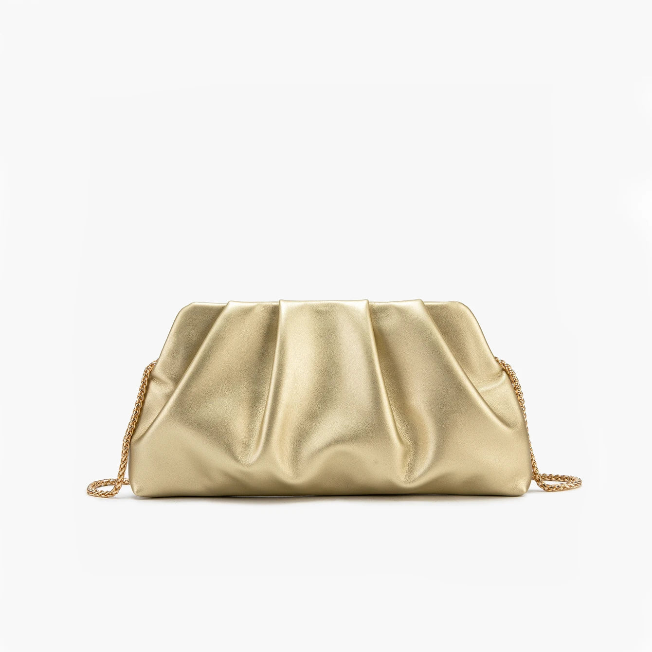 Elariah Luxury Chain Shoulder Clutch Bag – Elegant PU Leather Evening Purse for Weddings & Parties