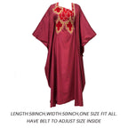 Elegant Embroidered African Abaya Dress – Plus Size Dashiki Boubou for Women | Party & Church Wear