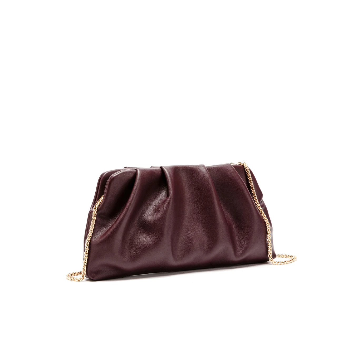 Elariah Luxury Chain Shoulder Clutch Bag – Elegant PU Leather Evening Purse for Weddings & Parties