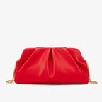 Elariah Luxury Chain Shoulder Clutch Bag – Elegant PU Leather Evening Purse for Weddings & Parties