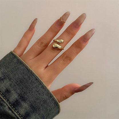 Chunky Twisted Wide Metal Cuff Bracelet – Gold & Silver Toned Statement Bangle