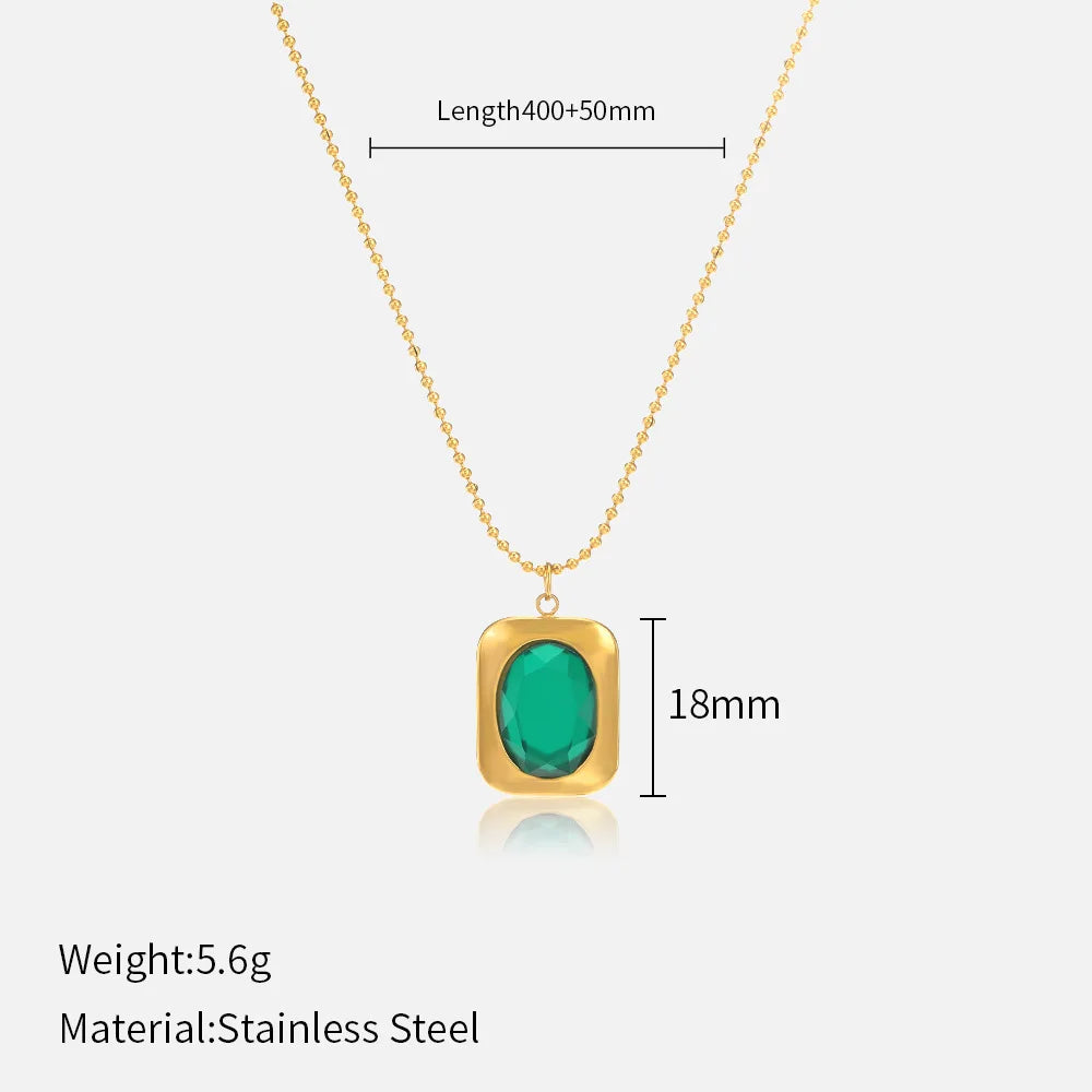 French Vintage Star & Moon Necklace – 316L Stainless Steel Celestial Pendant Chain (Unisex, Gold Tone) | ELARIAH