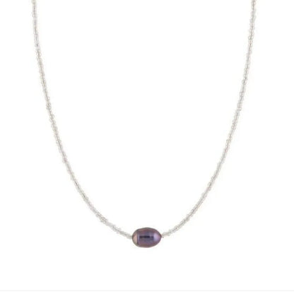 Artistic Retro Freshwater Pearl Necklace – Handmade Bohemian Pendant Jewelry