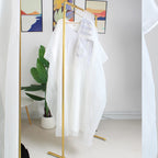 Elariah White Embroidered African Abaya Dress – Elegant Modest Maxi Kaftan for Women (Plus Size, Party & Church Wear)